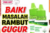 Ulasan Hair Tonic Natur untuk Masalah Rambut Gugur